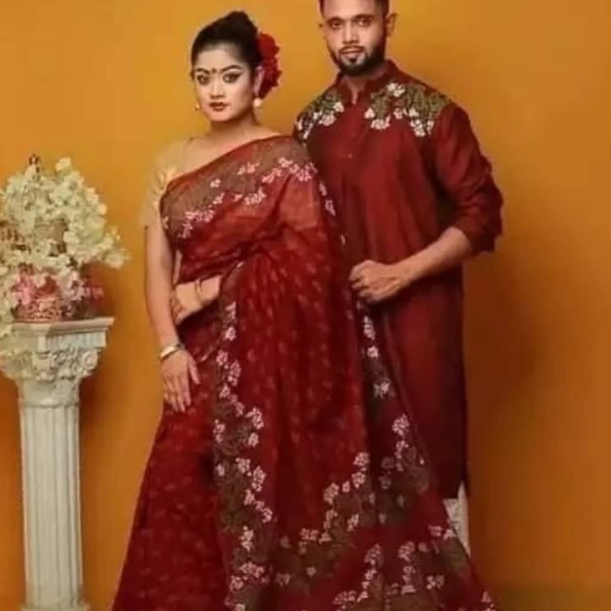 Royal Maroon Couple Collection